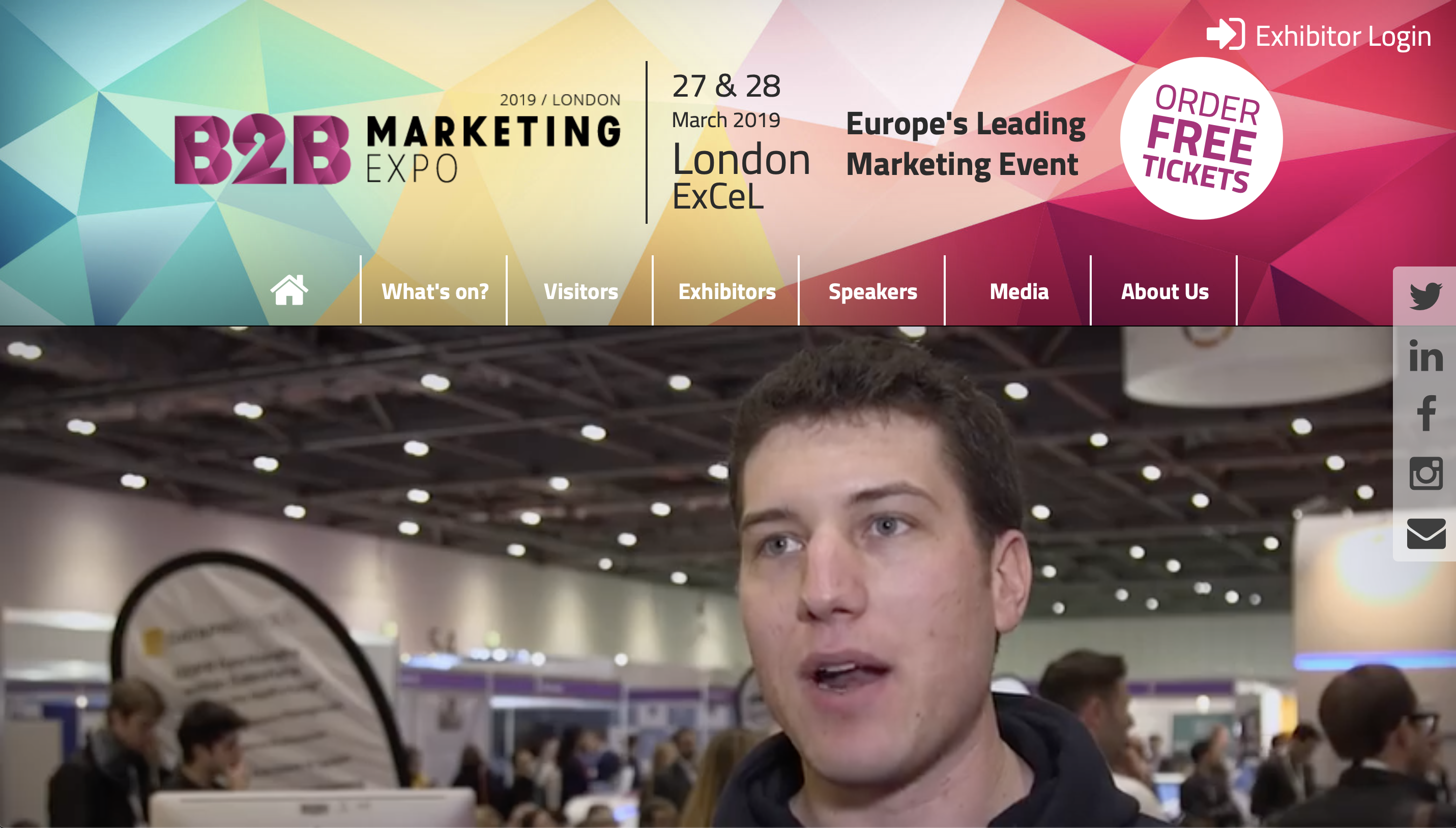 B2B social media event