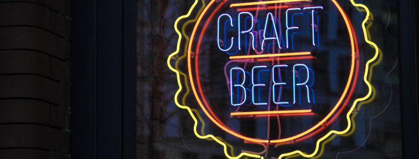 craft beer sign